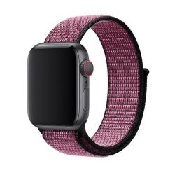 Govogue Woven Nylon Strap For Apple Watch Pink Blast 42 44MM