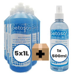 Betasan Multipurpose Antibacterial Hand & Surface Sanitiser Spray Starter Pack