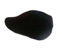 Classic Flat Cap Beret Golf Hat Unisex News Boy Gatsby Driver Hat - Midnight Black