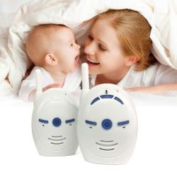 BM-V20 2.4GHZ Wireless Digital Audio Baby Monitor Two Way Voice Talk White