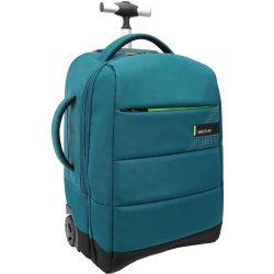 C-plus Laptop Trolley Backpack Turquoise