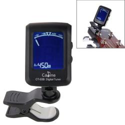 CT-03B Lcd Display Clip-on Electronic Digital Guitar Tuner For Chromatic Bass Violin Ukulele