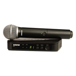 Shure Blx24 pg58 Handheld Wireless System With Pg58 Capsule Frequency J10