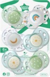 Tommee Tippee Ecomm Boys Night Soother 18-36M 6 Pack