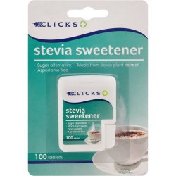 Clicks Stevia Sweetener Dispenser 100 Tablets