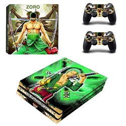 Vanknight PS4 Pro Playstation 4 Pro Console Skin Set Vinyl Decal Sticker 2 Controllers Pro Only