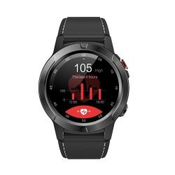 SMA-M4 1.3 Inch Ips Color Touch Screen Smart Watch IP67 Waterproof Support Gps Heart Rate Monitor Sleep Monitor Blood Pressure Monitoring Black