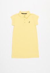 Polo Girls Dakota Ss Golfer Dress - Yellow
