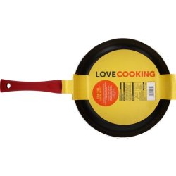 Love Cooking Non-stick 26CM Aluminium Frying Pan Red