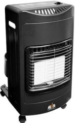 Alva 3 Panel Infrared Gas Heater Large - Uses 9KG Gas Cylinder Not Included Retail Box 1 Year Warranty