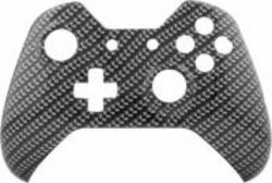 CCMODZ Carbon Fiber Replacement Front Housing Hydro Dipped Shell For Xbox One Controller & Silver Black