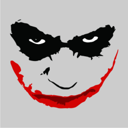 Joker Smile Sweater Black