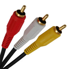 3 Rca Male To 3 Rca Male 1.0m Cable