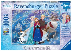 Frozen Glittery Snow 100 Piece Puzzle