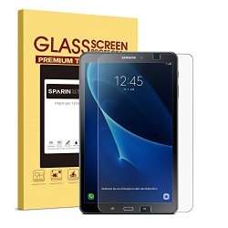 SPARIN Galaxy Tab A 10.1 Screen Protector SM-T580 Model 0.3MM Tempered Glass Bubble-free Screen Protector For Samsung Galaxy Tab A 10.1 Clear