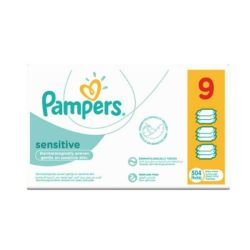 Pampers Megapack Baby Wipes Sensitive - 9 X 56'S