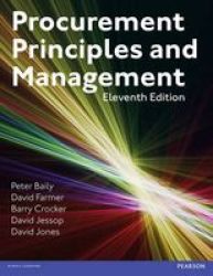 Procurement Principles & Management Paperback 11th Revised Edition