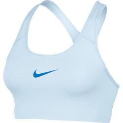 Nike Swoosh Sports Bra in Blue