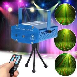 MINI Disco Dj Club Gypsophila Laser Projector With Remote Control & Sound Active & Auto Mode Func...