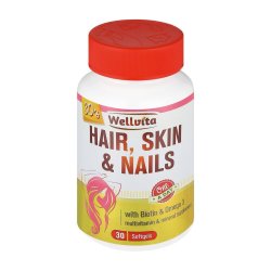 Wellvita Hair Skin&nails Softgels 30EA