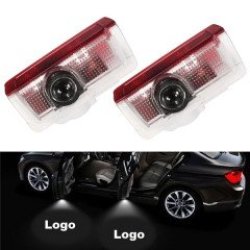 2PCS 5W 6500K Car Welcome Light Door Courtesy Laser Projector Lamp For Benz