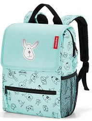 Reisenthel Backpack Kids Safety-enhanced Design For School And Travel Cats And Dogs Mint