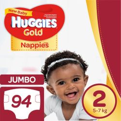 Gold Nappies Size 2 Jumbo Pack 94& 039 S