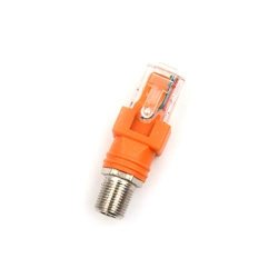 F Female To RJ45 Male Coaxial Coax Barrel Coupler Adapter RJ45 To Rf Connector ... 1 Pack