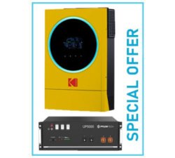Kodak Solar 6.2KW Pylontech UP5000 4.8KWH Off-grid System