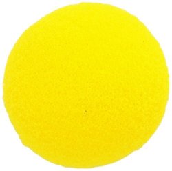 Volley Foam 022206 Uncoated Table Tennis Ball Yellow 1-1 2" Diameter Set Of 12