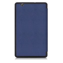 Huawei Mediapad M3 Lite 8" Case Elaco Pu Leather Case With Stand Function For Huawei Mediapad M3 Lite 8.0 Inch Dark Blue
