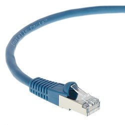 Installerparts Ethernet Cable CAT6 Cable Shielded Sstp Sftp Booted 1 Ft - Blue - Professional Series - 10GIGABIT SEC Network High Speed Internet Cable 550MHZ