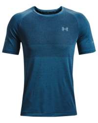 Men's Ua Vanish Seamless Run Short Sleeve - Blue Flannel LG