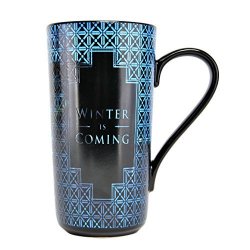 Game Of Thrones Heat Change Latte-macchiato Mug Winter Is Coming Half Moon Tazze