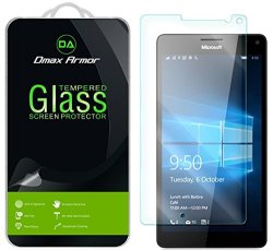 Dmax Armor 2-PACK For Microsoft Lumia 950 XL Screen Protector Tempered Glass 0.3MM 9H Hardness Anti-scratch Anti-fingerprint Bubble Free Ultra-clear
