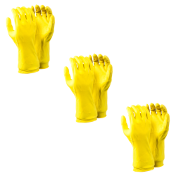 Yellow Household Rubber Glove - S