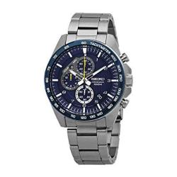 Deals on Seiko Chronograph Motor Sports 100M Blue Dial Watch SSB321P1 |  Compare Prices & Shop Online | PriceCheck