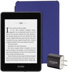 Kindle Paperwhite Bundle Kindle Paperwhite Indigo Purple Leather Cover