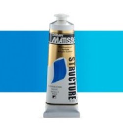 Matisse Structure Acrylic Paint 75ML Tube Cerulean Blue