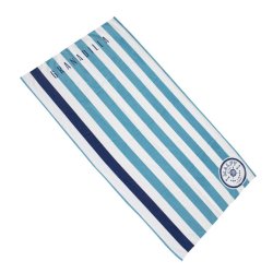 Malfy & Granadilla Towel Light Blue Stripe