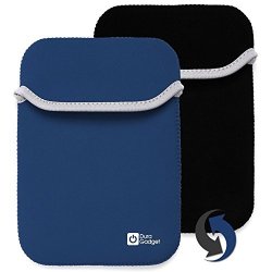 Blue And Black Reversible Neoprene Water Resistant Carry Case For Kidz Delight Smartphone 00413 - By Duragadget