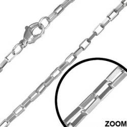 Stainless Steel Box Link 2mm Chain Necklace