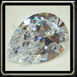 0.69CT Precision Diamond Simulate Vvs - Fancy Polished Pear Shape