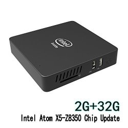 MINI PC Windows 10 2GB 32GB Intel Atom X5-Z8350 2M Cache Up To 1.92 Ghz HD Graphics 400 4K 1000M LAN 2.4G+5.8G WIFI BT4.0 2+32GB WINDOWS 10 HOME Z8350