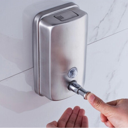 Wall-mounted Soap Dispenser Stainless Steel Liquid Soap Box