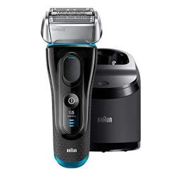 braun shaver with clean and charge station