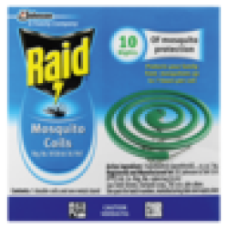Raid Mosquito Coils 10 Pack
