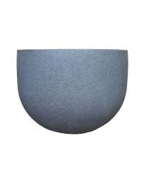 Rustic Round Japi Planter Click For Details - Small JVRR33 330MM Width X 230MM Height Charcoal