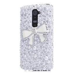 Stenes Sparkly Bowknot Case For Huawei Mate 10 - White