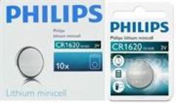Philips Minicells Battery CR1620 Lithium-sold As Box Of 10 Retail Box No Warranty Product Overviewthe CR1620 Is A 3V Lithium Minicell Battery Also